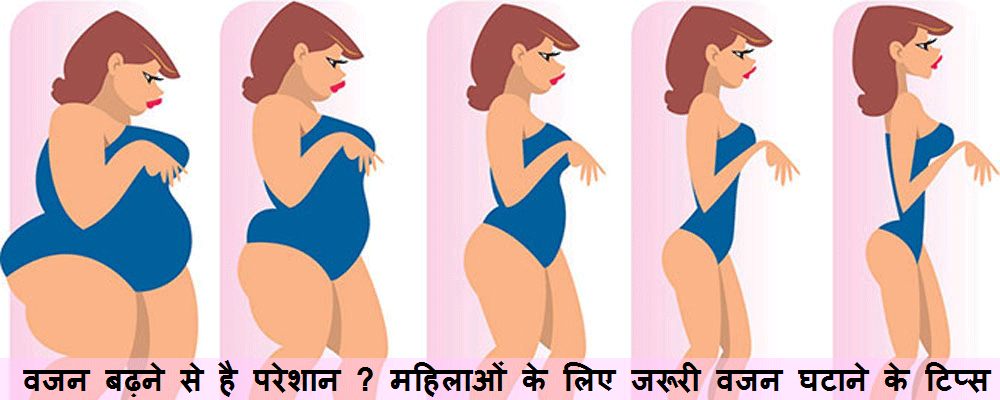 महिलाओं के लिए वजन घटाने के टिप्स | Weight Loss Tips for Women