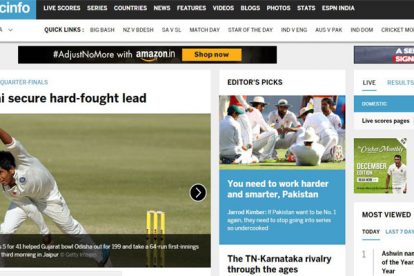टॉप क्रिकेट वेबसाइटस