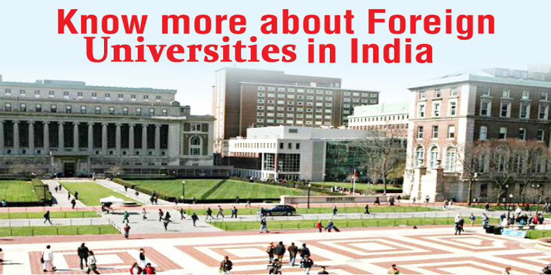भारत में विदेशी यूनिवर्सिटी