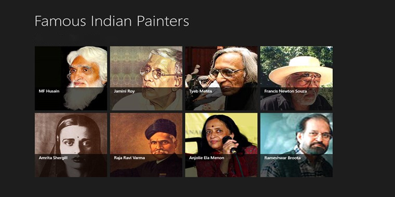भारत के प्रसिद्ध चित्रकारों